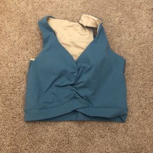 Buffbunny sports bra crop top - blue